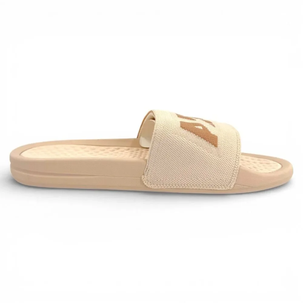 NEW APL Men's Big Logo TechLoom Slide Warm Silk/Caramel Size 8
